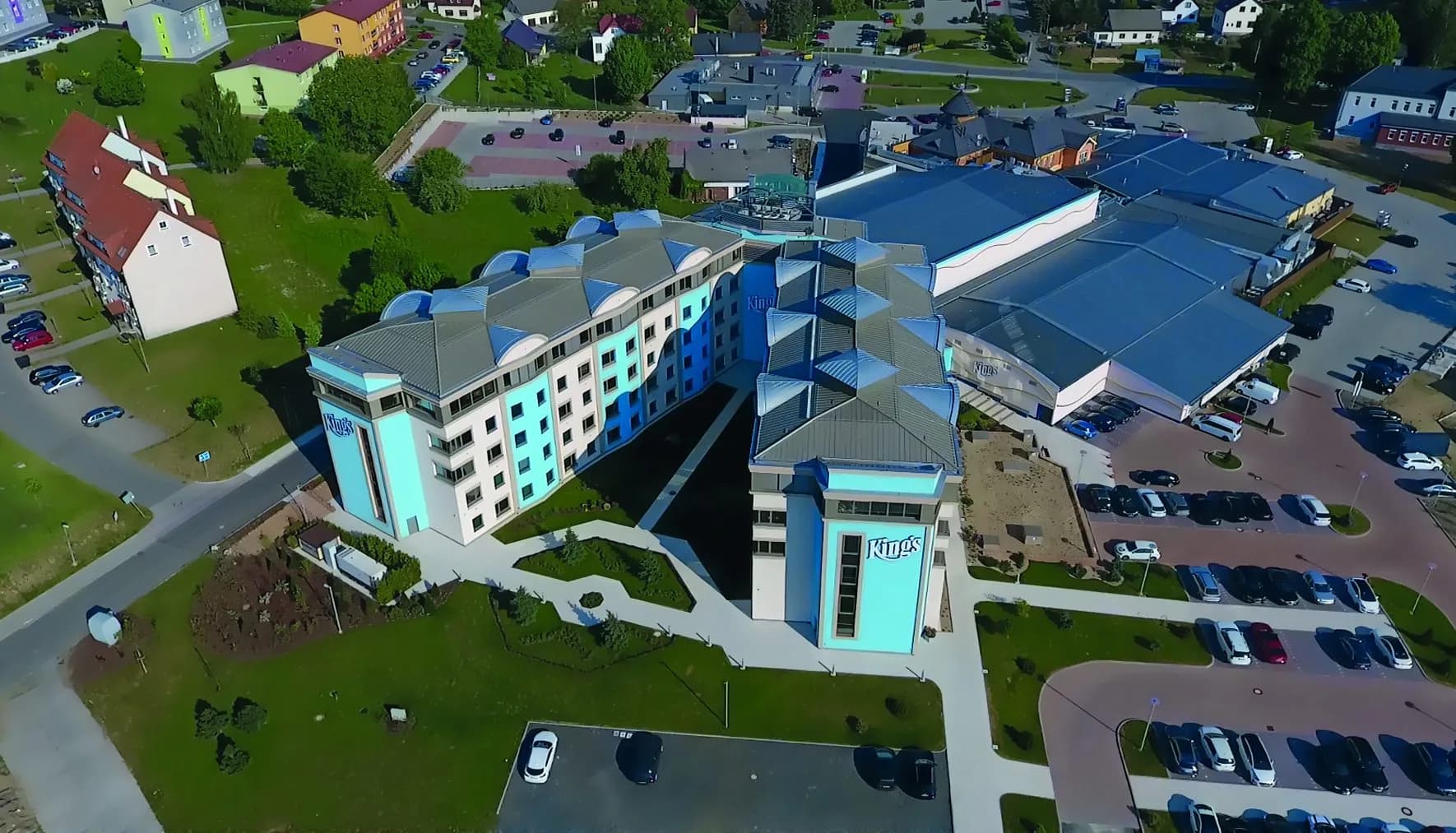Luftaufnahme des King’s Resort Rozvadov